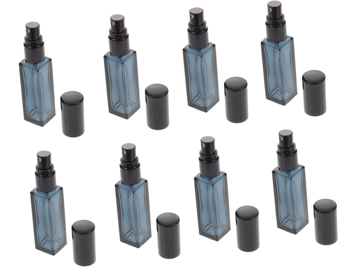 Dispensador De Perfume De Viaje De 8 Piezas Y Frascos De Almacenamiento Con Tapas Y Accesorios