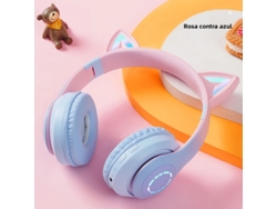 (lxb Azul) Auriculares Inalámbricos Bluetooth Hifi Con Micrófono Y Entrada Tf/aux