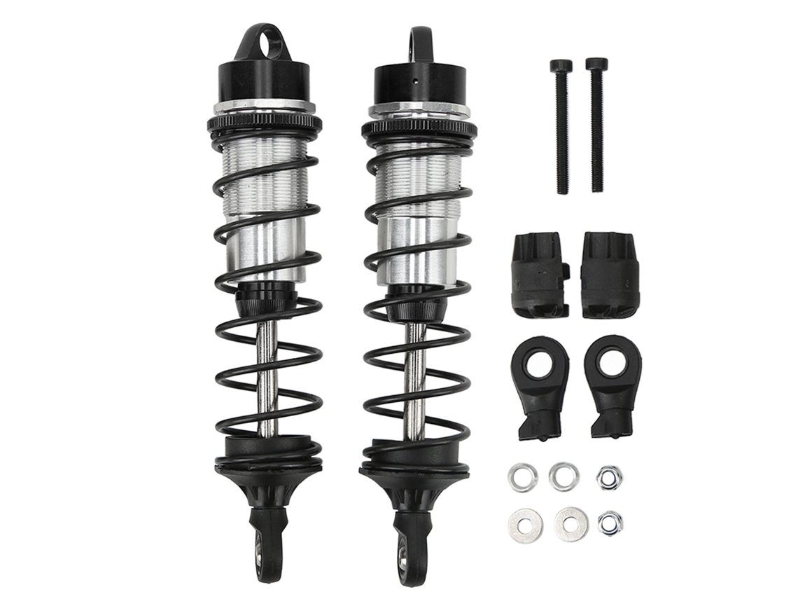 Amortiguadores Delanteros Rc, Aleación De Aluminio, Muelle De Alta Elasticidad, Para Arrma Escala 1/7, Negro.
