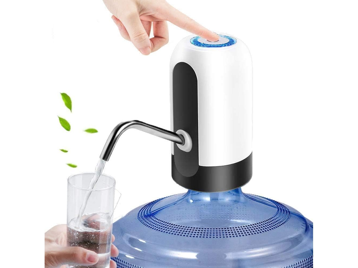 Bomba de botella, dispensador automático de agua con carga USB, portátil con interruptor eléctrico para botellas de 3 a 5 galones, para uso doméstico