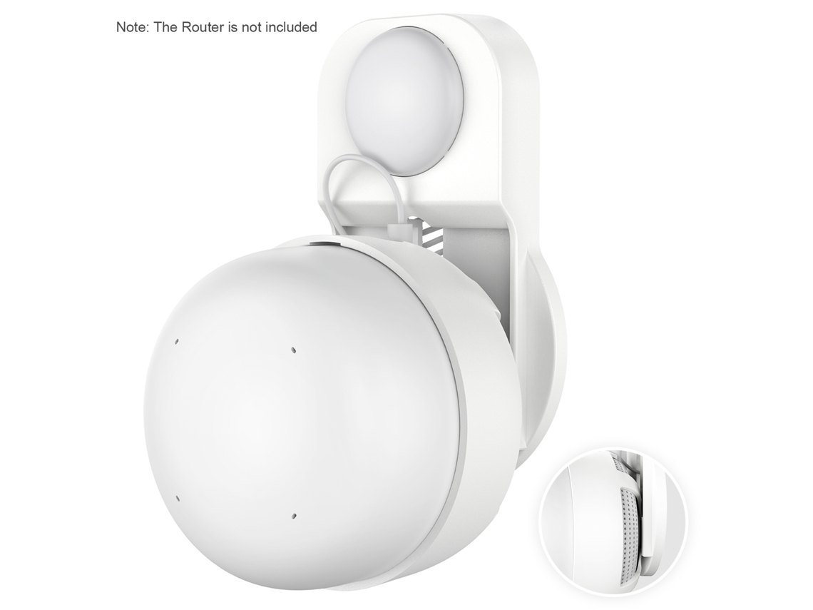 Soporte de pared para Nest Wifi Point Outlet - Instalación sin cables desordenados