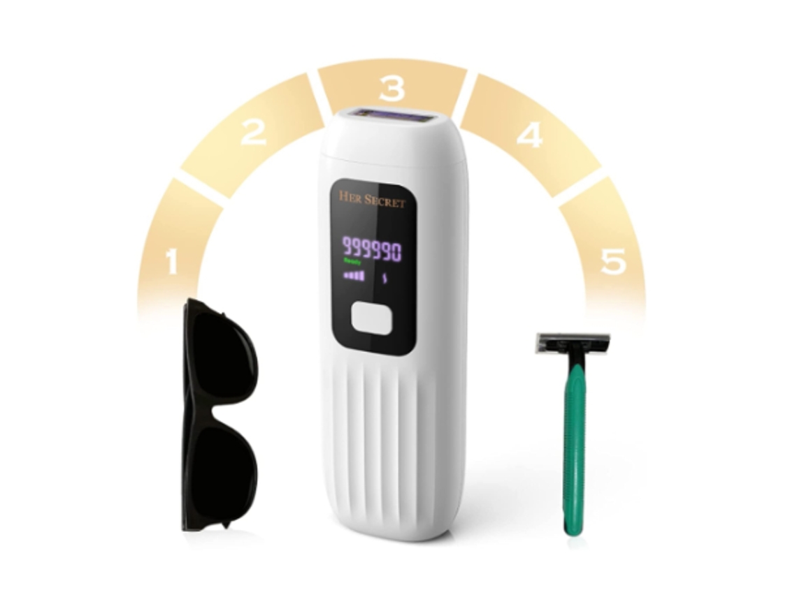 Depiladora láser YIZHOOD Dlp486 blanca