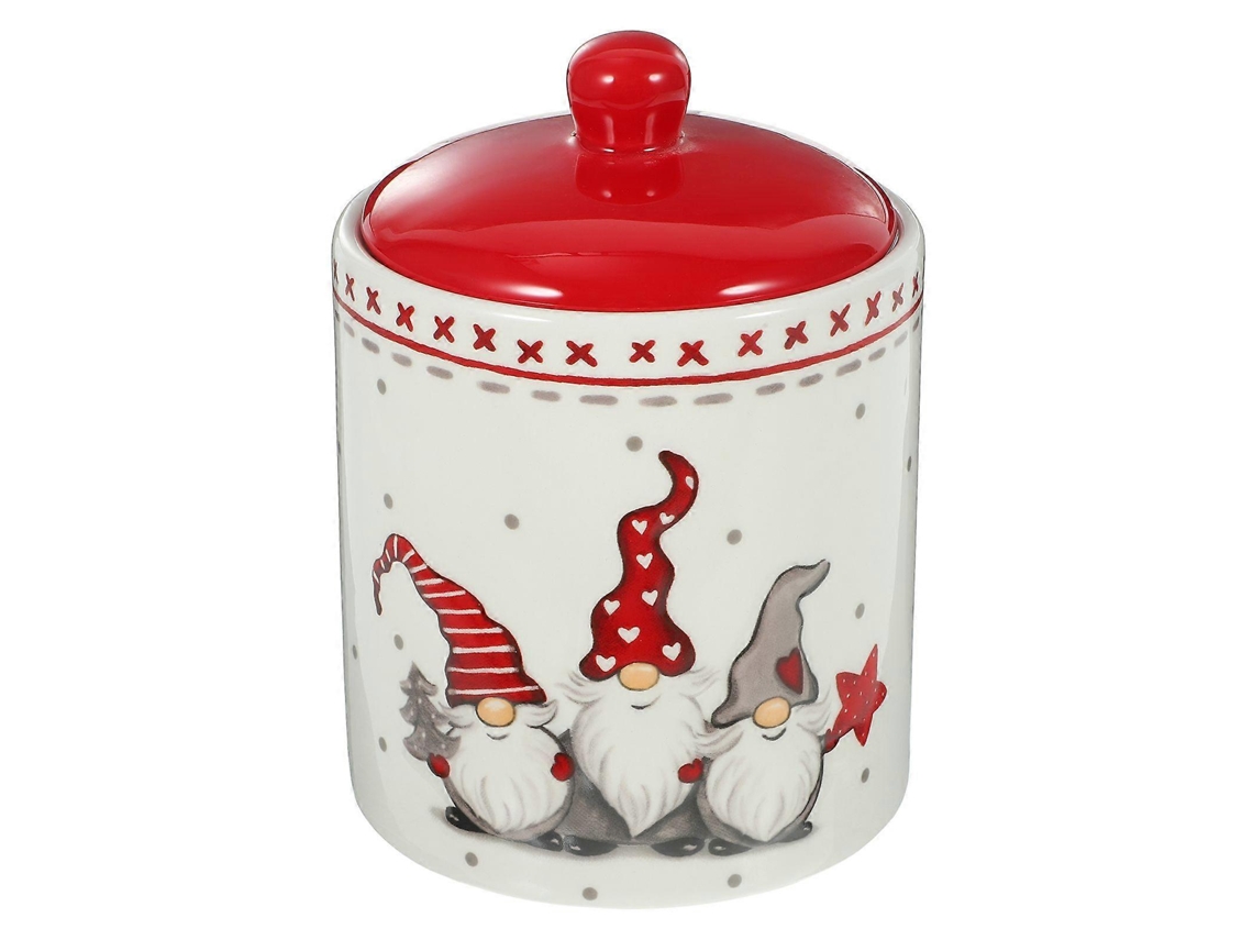 Tarro De Almacenamiento De Navidad, Tarro De Té De Cerámica, Tarro De Dulces De Navidad, Tarro De Té Sellado, Tarro De Almacenamiento De Granos Webake