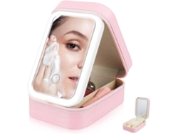 Neceser Recargable Con Espejo Led De Brillo Ajustable