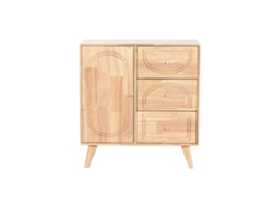 Buffet Rubberwood Ratán Natural 73,5x35x78cm
