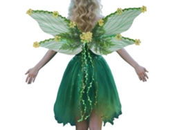 Alas de Hada Alas de Mariposa para Halloween con Hojas y Detalles 3D Accesorios de Disfraz Vayotoy