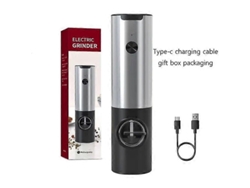 Molinillo de sal y pimienta eléctrico recargable por USB Rosewell con luz LED y ajuste de molienda