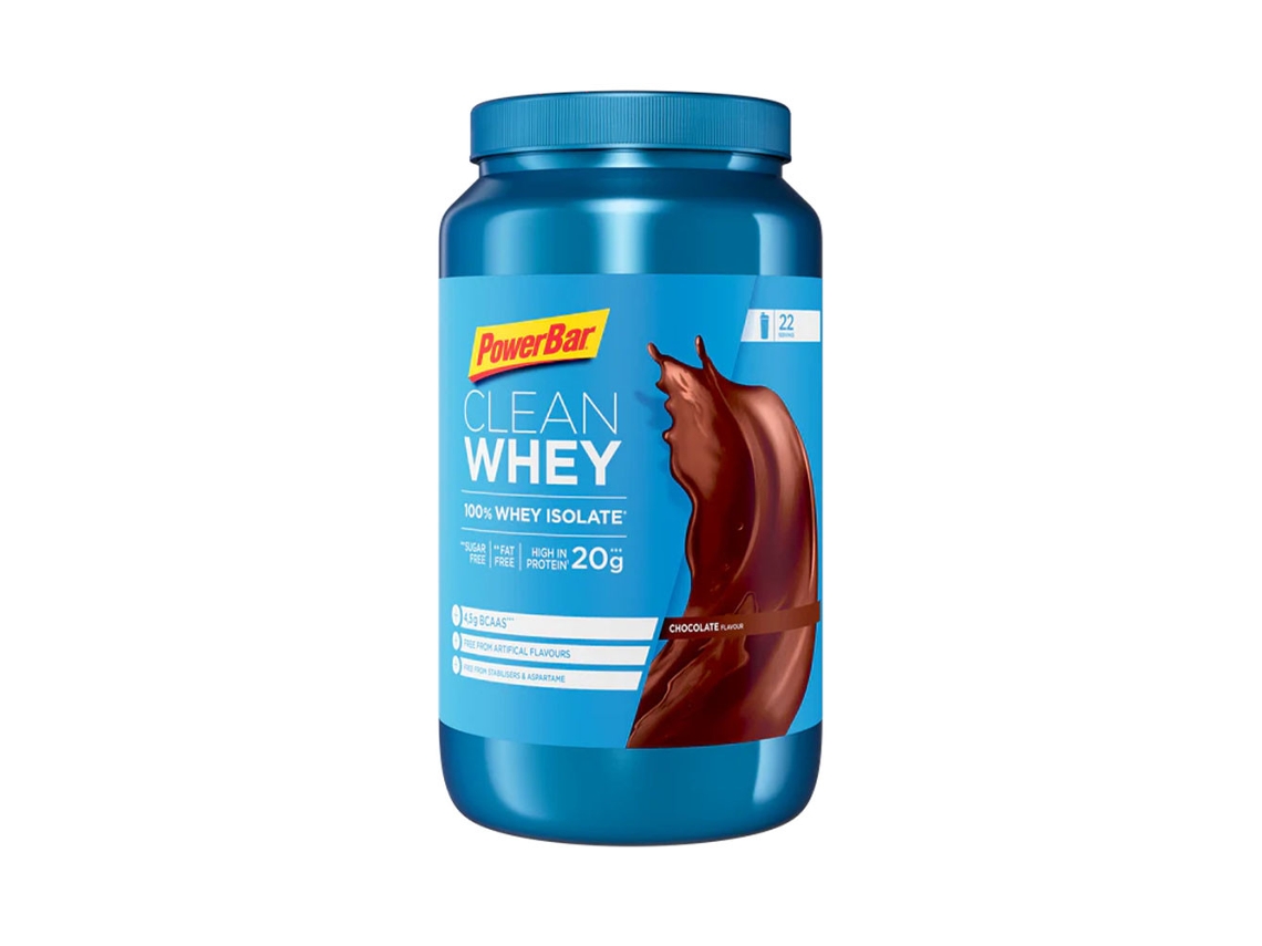 Complemento Alimentar POWERBAR Powerbar Protein Plus 100% Whey Isolate 570 G Chocolate Deluxe