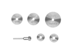 Juego De Hojas De Sierra Circular Hss Para Herramienta De Corte Rotativa Para Madera Y Metales Delgados.
