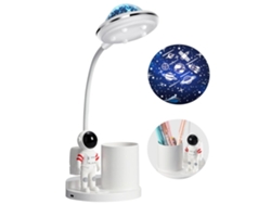 Lámpara de mesa infantil LED, proyector de cielo estrellado, 2000 mAh, ajustable, recargable, ideal para niños KOFIHETY