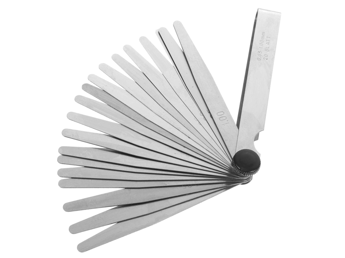 Estuche de almacenamiento GARNECK para medidor de espesor de acero inoxidable, regla de 100x20 mm