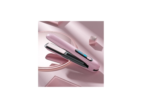 Plancha de cabello LMWT Recargable por USB para cabello liso y rizado