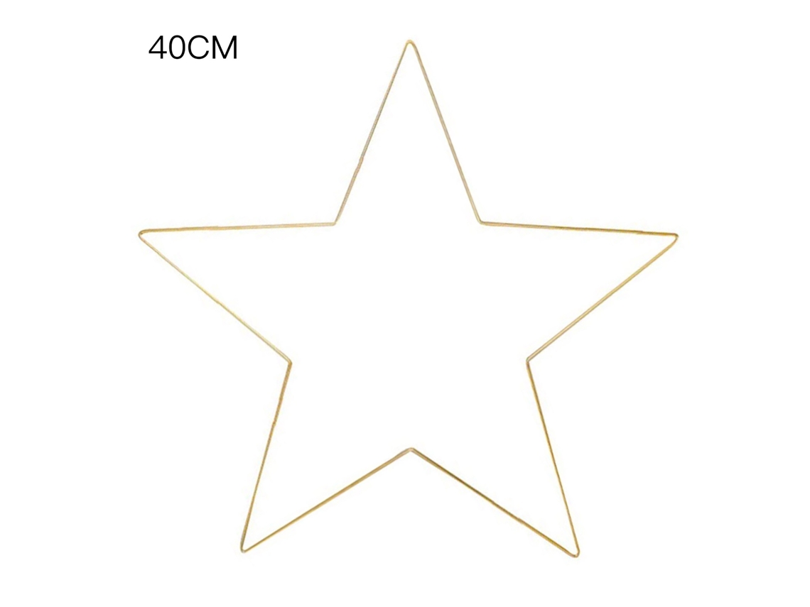 Anillo colgante de estrella de ensueño, de hierro dorado, accesorios para manualidades.