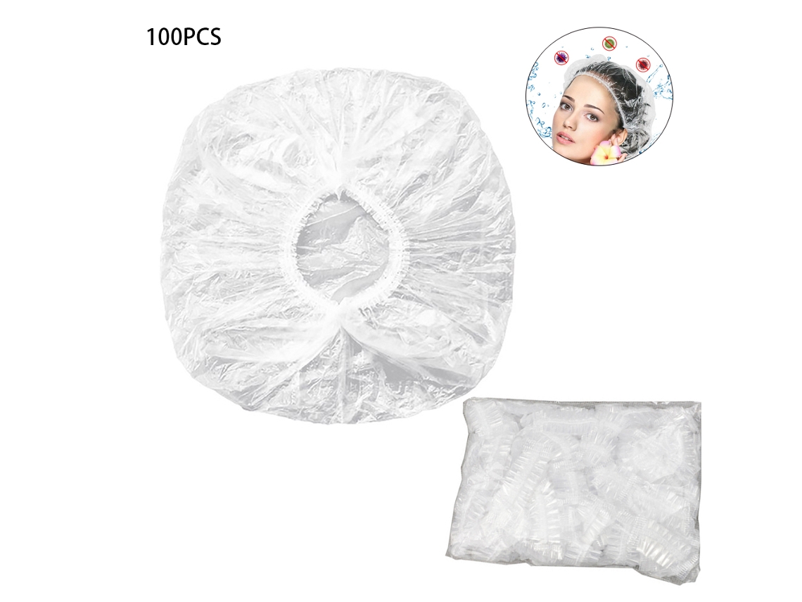 100 Unidades De Ducha Desechable Gruesa Impermeable Transparente Para Procesamiento Capilar Hogar Salón Belleza Hotel Servicio Alimentario