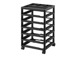 Juego de organizador con ruedas y estantes Tekmaquinas