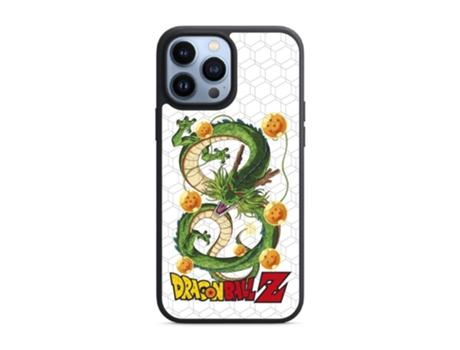 Funda Oficial Dragon Ball Shenron Las Bolas Dragón Warner para iPhone 13 Pro Max PHONECASES3D Piel Sintética Negro