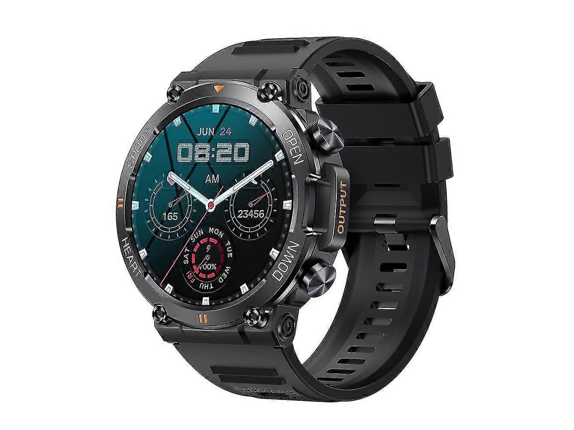 Melanda - Nuevo reloj inteligente para hombre de 1,39 pulgadas con Bluetooth y monitor de frecuencia cardíaca para Android e iOS, bicicleta eléctrica Ly de 400 mAh