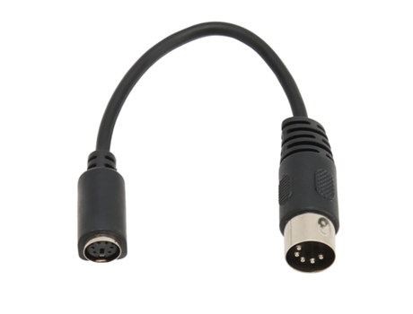 Adaptador de teclado de 5 pines DIN macho a 6 pines Mini DIN hembra PS2 PS/2 a PS/2