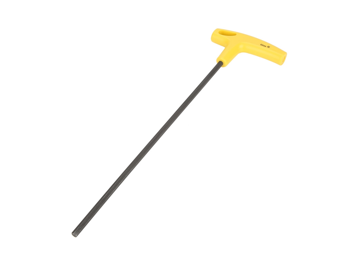 Llave Allen de acero aleado S 2 H6.0 con mango en T.