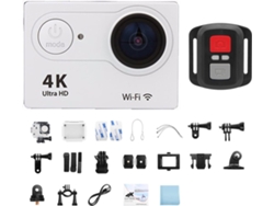 Mini Cámara De Acción Para Vlogs Con Wifi, Pantalla De 2 Pulgadas, 30 Fps/170 D, Cámara Para Casco Resistente Al Agua Con Control Remoto.