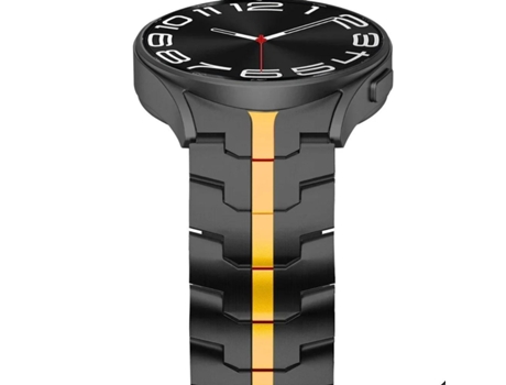Pulsera Steellink para Samsung Galaxy Watch4 Classic 42Mm Negra y Dorada ¡ANTIMPACTO!