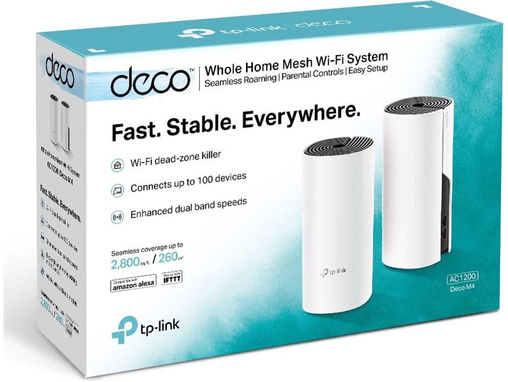 Sistema Mesh TP-LINK Deco M4 (AC1200 - 2 Unids.)