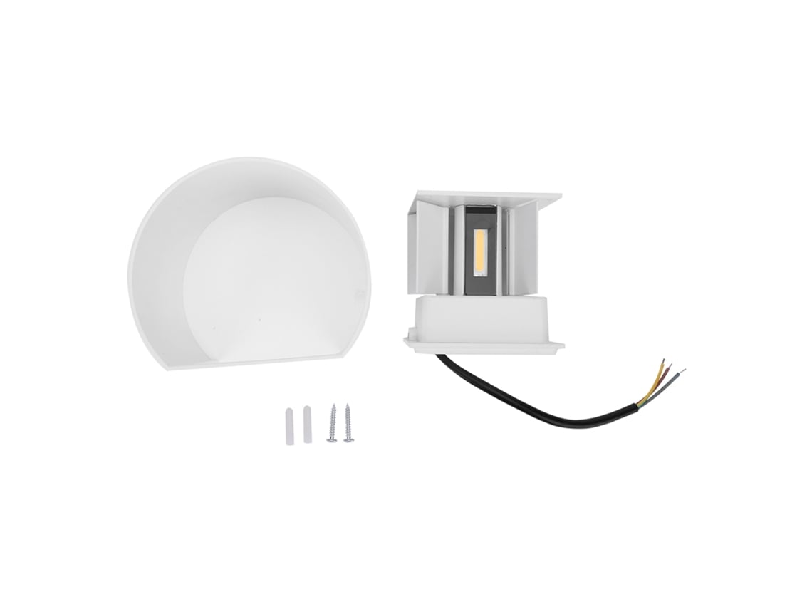 2026-lámpara De Pared Led Exterior 12w Ip65 Impermeable Aluminio Luz Cálida Blanco Ac85-265v
