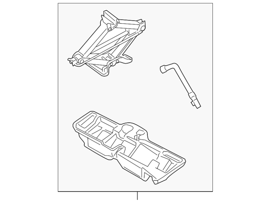 Inserto de espuma de poliestireno para gato Volvo S60 V60 Kpl Oe