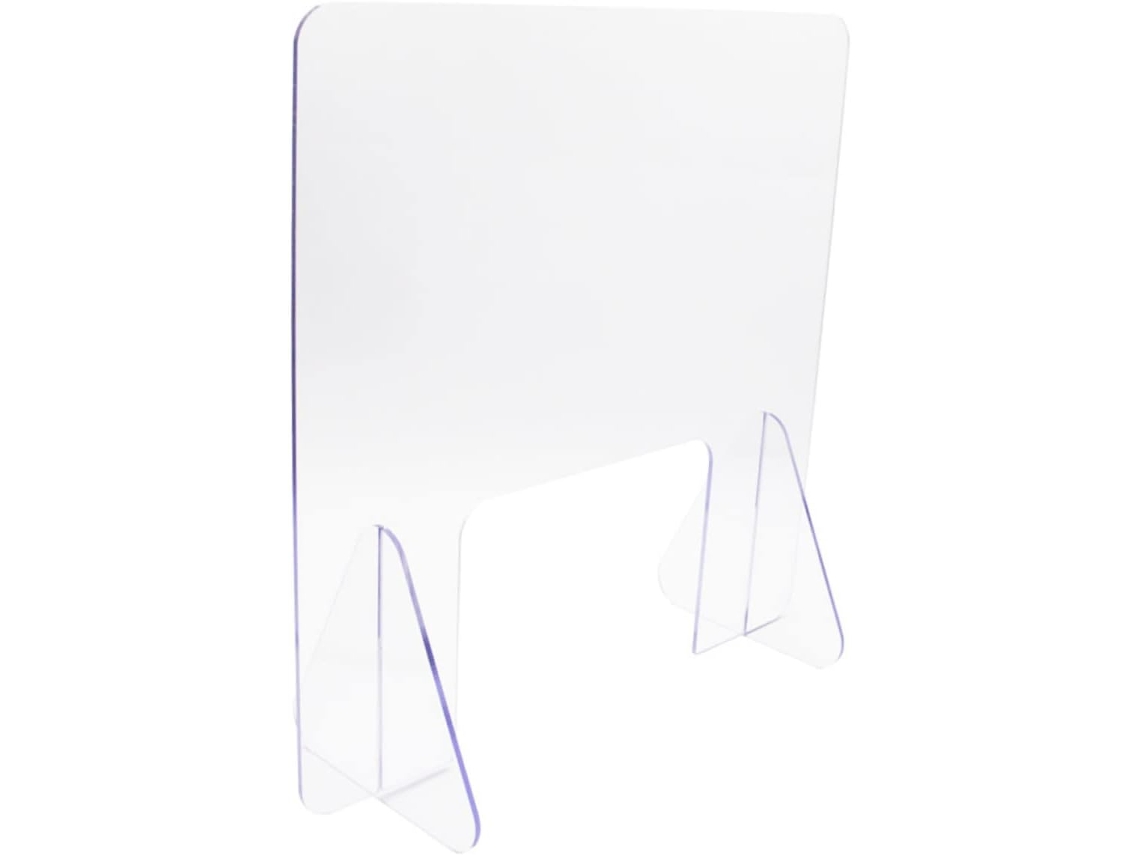 Mampara Divisoria De Barrera Transparente Sneeze Guard Para Mesa Contra Gotas Fácil Instalación Y