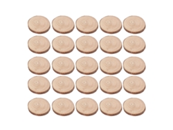 Juego De 25 Posavasos Decorativos Hechos A Mano Con Chapa De Pino Para El Hogar Y La Oficina.