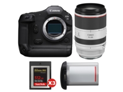 Canon Eos R1 + Rf 70-200mm F/2.8 L Is Usm + 3 Sandisk 512gb Extreme Pro Cfexpress Type B + Canon Lp-e19 + Ebook “20 Consejos Para Fotos Que Impactan”