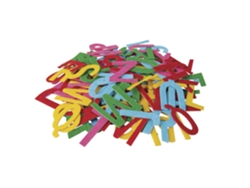 Letras de fieltro autoadhesivas multicolores RAYHER