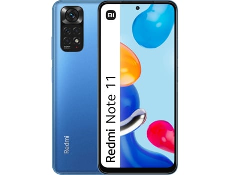 Smartphone XIAOMI Redmi Note 11 (6.43'' - 4 GB - 128 GB - Azul Oscuro)