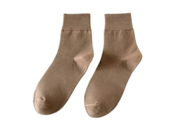 2026-calcetines Unisex De Algodón Medios Antideslizantes Elásticos Transpirables Suaves Sin Olor Color Sólido