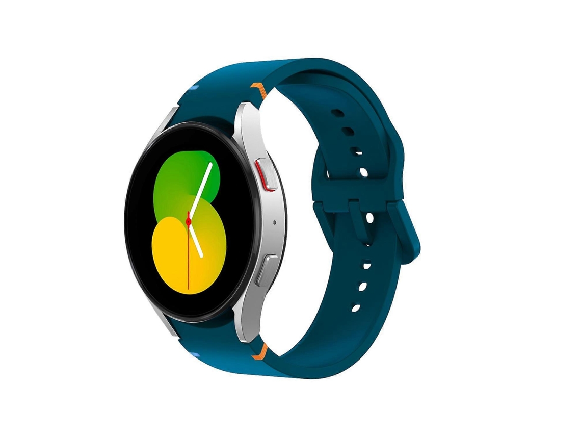Correa de silicona con costuras brillantes para Samsung Galaxy Watch 7 de 40/44 mm.