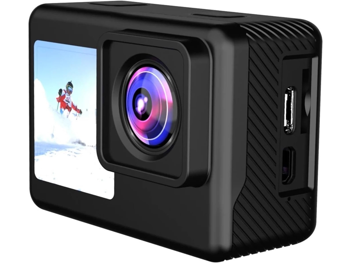 Cámara De Acción 4k Uhd 1080p 30fps, Pantalla Ips De 2.0 Pulgadas, Grabación De Vídeo De Velocidad,