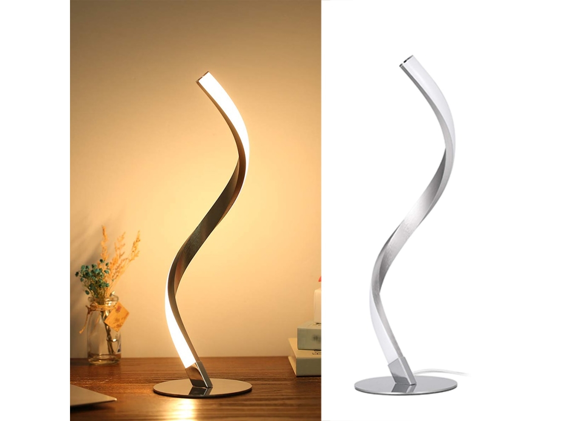 Lámpara lámpara lámpara lámpara de mesa iluminación sala de estar espiral romántico moderno dormitorio decorativo noche luz | Lámparas de mesa SLD