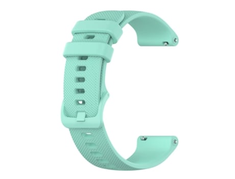 Correa de Silicona 22mm textura de rejilla para Huawei Watch 3/3 Pro/Samsung Amazfit Watch - cian