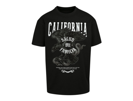T-shirts MISTER TEE Unisex (4XL - Negro)