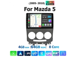 Gps Rádio Android V1 Para Mazda 5 2005 2010 4gb 64gb Sem Fio Android Auto Carplay Bt 8 Núcleos