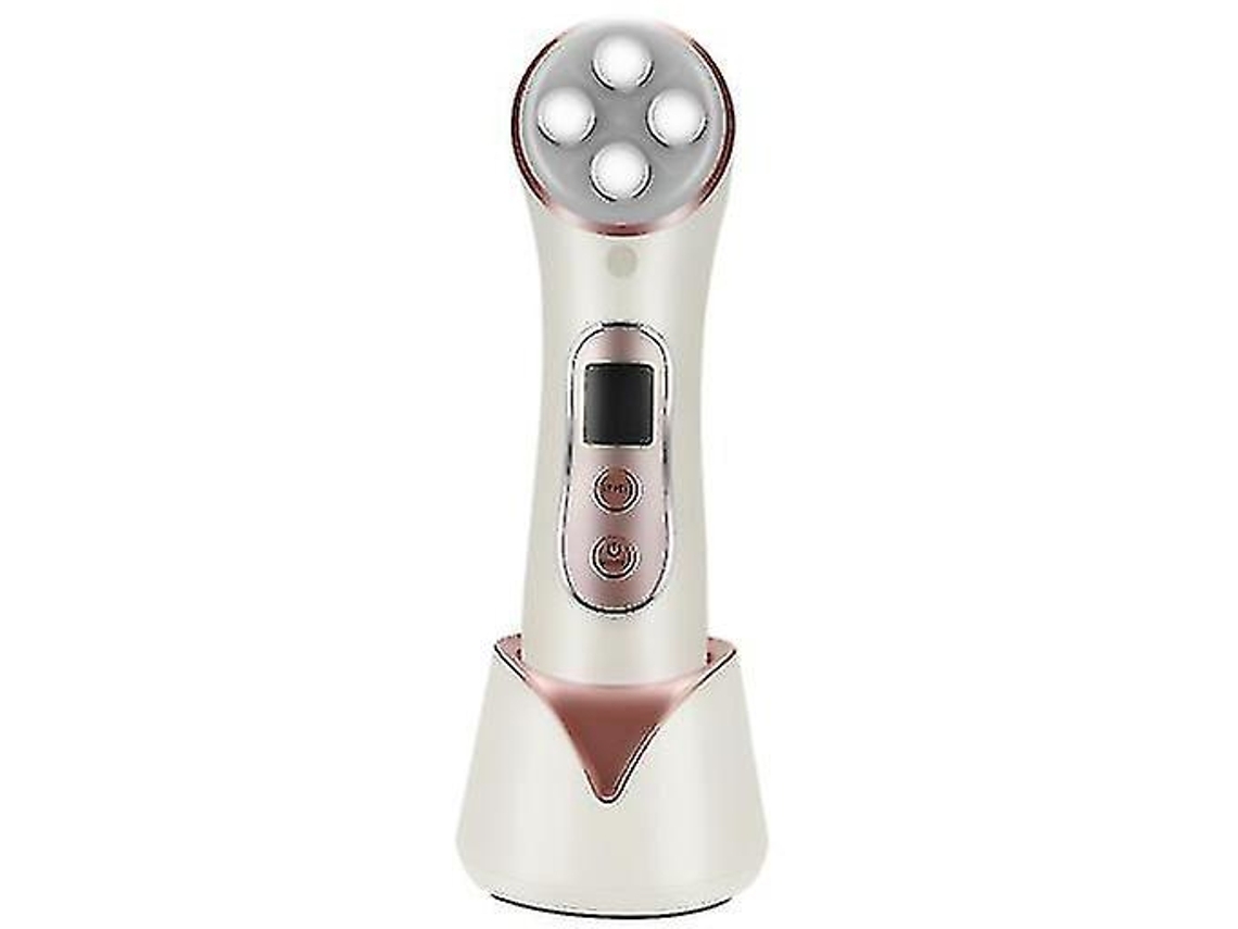Máquina de estiramiento de piel ultrasónica por radiofrecuencia Ems para el cuidado facial Yemaesre de oro rosa