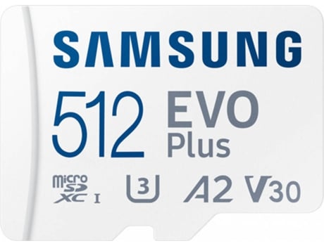 Tarjeta de Memoria SAMSUNG MicroSD 512Gb Evoplus