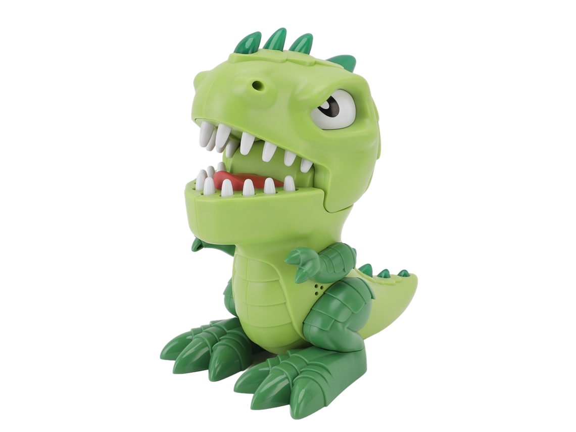 Juego De Dientes De Dinosaurio Con Efecto De Sonido, Mordisco De Dedo, Juguete Interactivo Para Niños, Verde