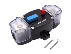 Portafusibles Para Coche, Sistema De Protección De Audio De 12v-48v Para Coche, Autocaravana Y Barco (250a)