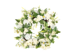 Guirnalda Artificial De Gardenias Para La Puerta Principal, Decoración Festiva Para El Hogar De Estilo Americano, Para Colgar En La Puerta.