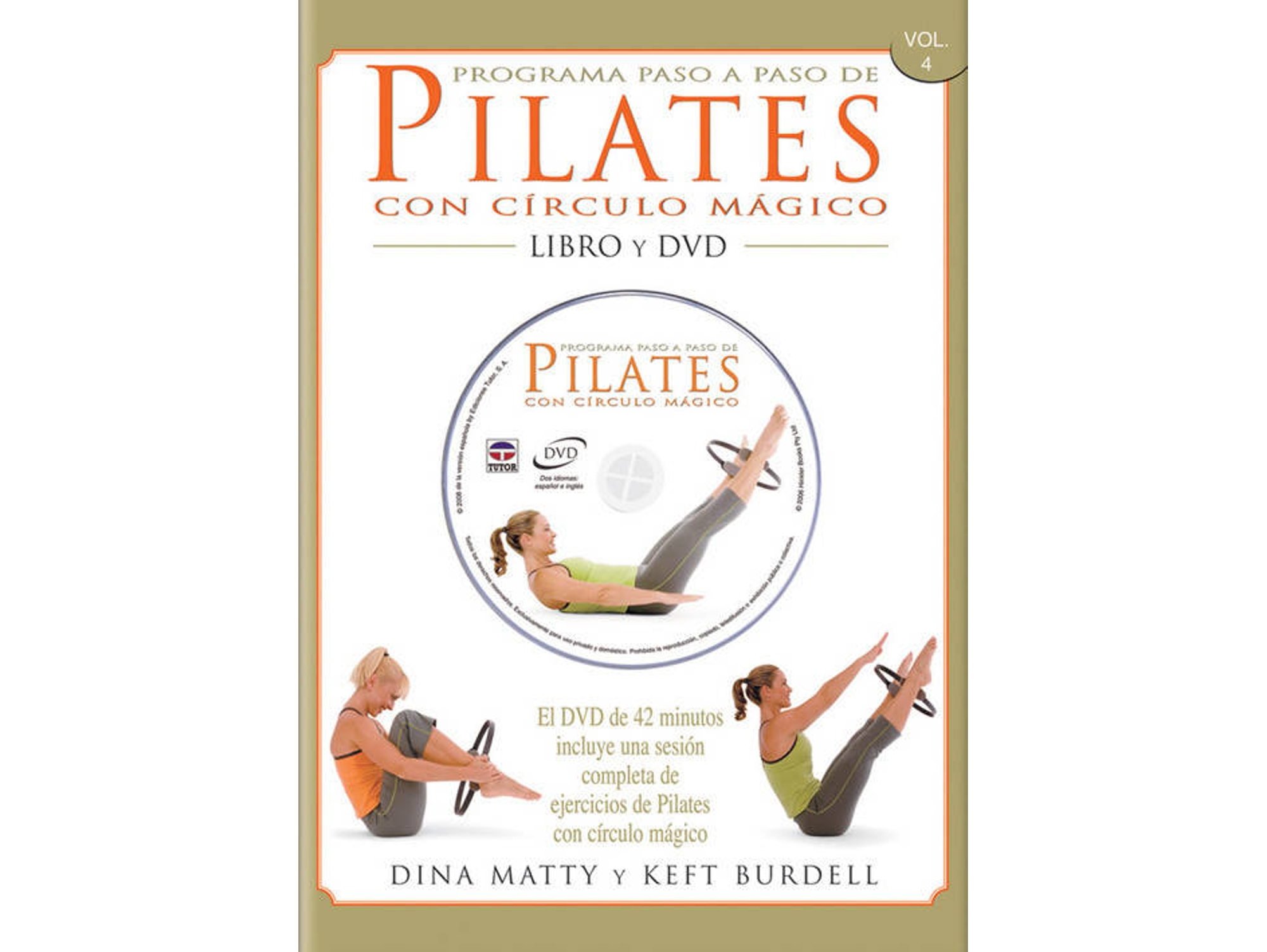 Libro Programa Paso A Paso De Pilates Con Circulo Magico de Keft Burdell e Dina Matty (Español)