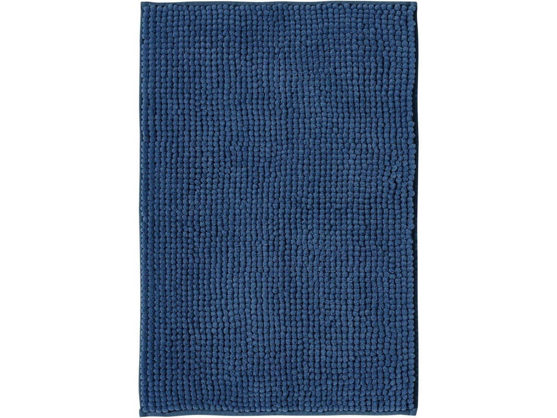 Almofada Antideslizante - Combinado Para Uso - Material Snowle Lavável - Para Chuveiro, Banheira E Banheiro - Azul - 50x80 Cm