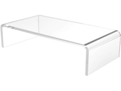 Soporte De Acrílico Transparente Para Monitor Y Elevador De Pantalla De Portátil