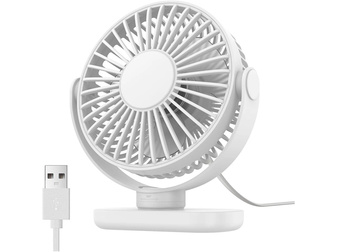 Ventilador Silencioso Ajustable Refrigeración Portátil