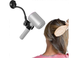 Suporte Ajustável Para Secador De Cabelo, Com Rotação De 360 ​​graus, Braço Posicionável E Ventosa, Ideal Para Uso Com As Mãos Livres.